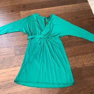 BCBG emerald green dress